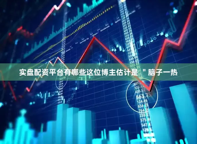 实盘配资平台有哪些这位博主估计是 ＂脑子一热